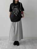 Deserve Lettering Overfit Short-Sleeved T-Shirt