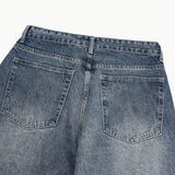 Star side patch denim pants