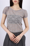 Rosy puff T-shirt