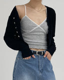Lace Ribbed Sleeveless