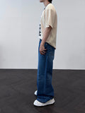 Old School Washed Wide Denim