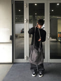 Ruiner Leather Pocket Raw Denim Pants
