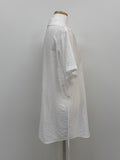 Tencel collar strap blouse