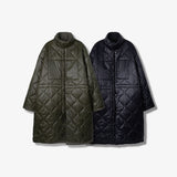 Chrome Reversible Quilting Long Parka