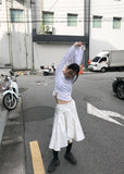 FLOW TIE COTTON SKIRT