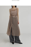 Organza Bustier Layered One Piece