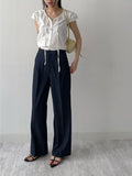 Yuke String Crop Blouse
