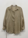 Rollin Belted Loose-Fit Long Blouse