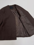 [Setup Available] Monet No Collar Overfit Tweed Jacket
