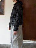 Glossy Color Matching Windbreaker
