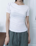 LAYERED GOLGE HALF T