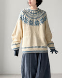 Lovely Nordic Balloon Knit