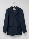 Timber Unbalanced Loose Fit Single Jacket