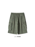 Stack Pigment Cargo Half Pants