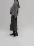 [Premium] Whole Garment Wool Back Round Knit