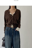 Groa Wool V-neck Cardigan