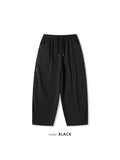 Peach Cotton Side Pocket Balloon Pants