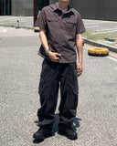 Round Cargo Pocket Dyeing Pants