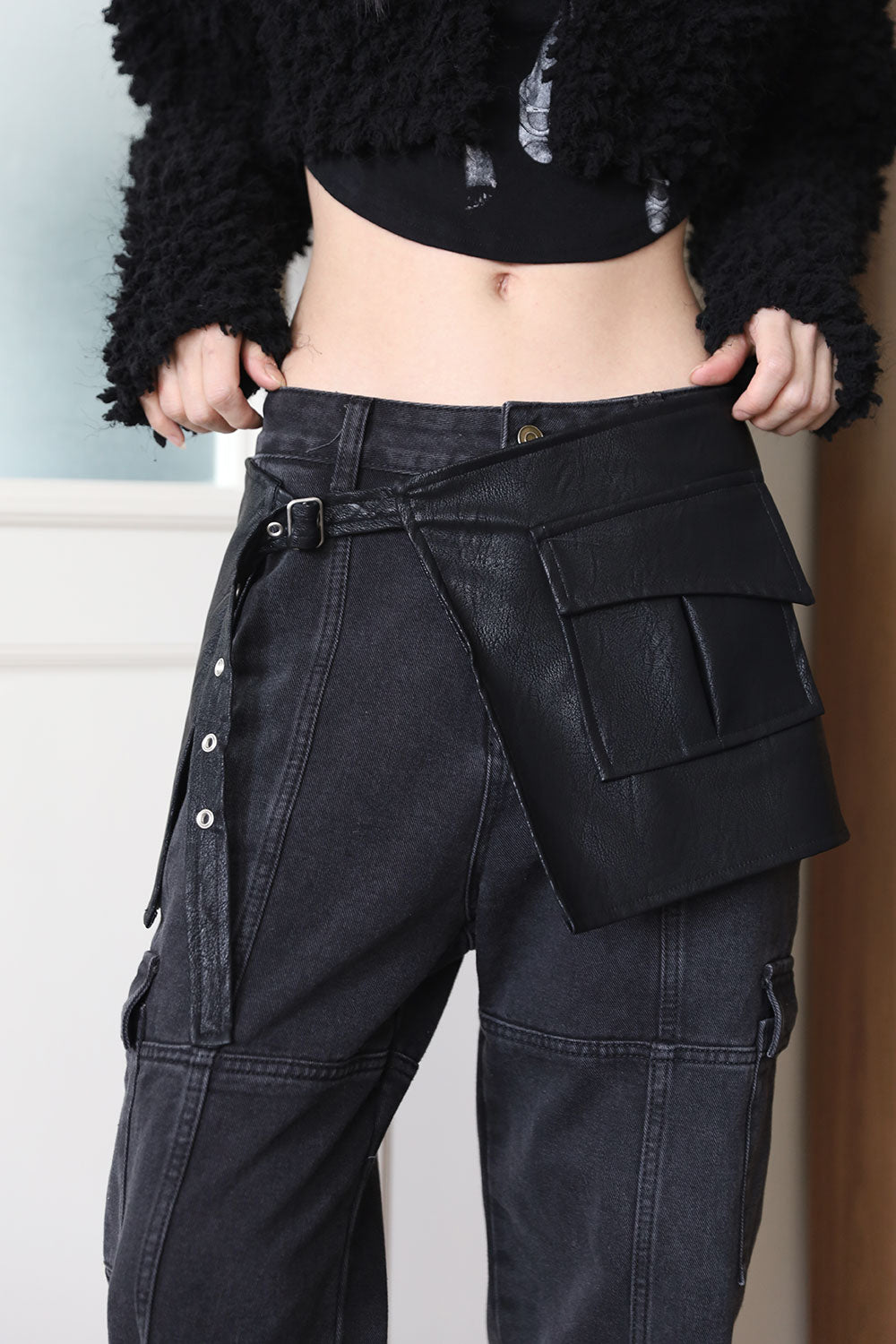 【COLOR iN ID】Leha pocket washed denim COLOR iN ID(カラーインアイディー) - ルハポケットウォッシド