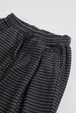 Latte stripe fleece pants
