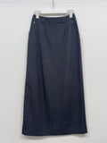 Rivet Stripe H-Line Skirt