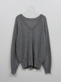 Cornell Wool V-Neck Overfit Knit
