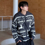 Noble Deer Cowichan Zip-Up Cardigan