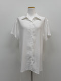 Tencel collar strap blouse