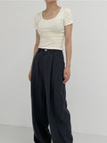 Modal Round Short Sleeve T-Shirt