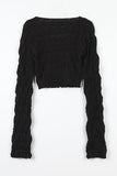 Wavy foam cardigan