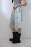 Nylon String Cargo Short Pants