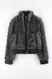 Paul Leather Line Fur Jacket