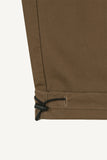Utility Pintuck Wide Cotton Pants