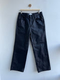 Rough Coated Black Denim