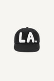 LA Boucle Lettering Flat Ball Cap