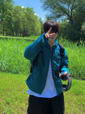 Plan) Light Two Way Glossy Windbreaker