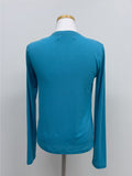 Aqua Tencel Long Sleeve T-Shirt