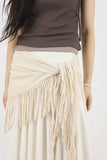 Multi bohemian fringe top