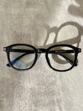 Black scoopy eyeware