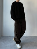 Two-Tone Velvet Banding Pants