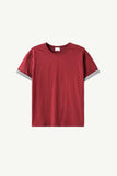 Lolly Color Matching Roll-up T-shirt