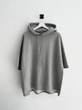 Drop-down Half Hood T-Shirt