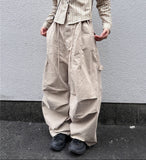 WIDE LAYER PARACHUTE PANTS
