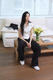 two-way strap cargo pants