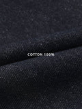 Deep indigo camo sagging denim pants