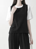 Summer Linen Short Sleeve T-shirt