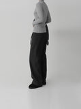 Herringbone Wide Slacks