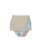 Draped Pumpkin Shorts