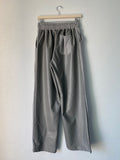 Half & Half Leather Sweatpants