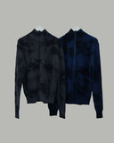 Runt pig dyeing zip-up